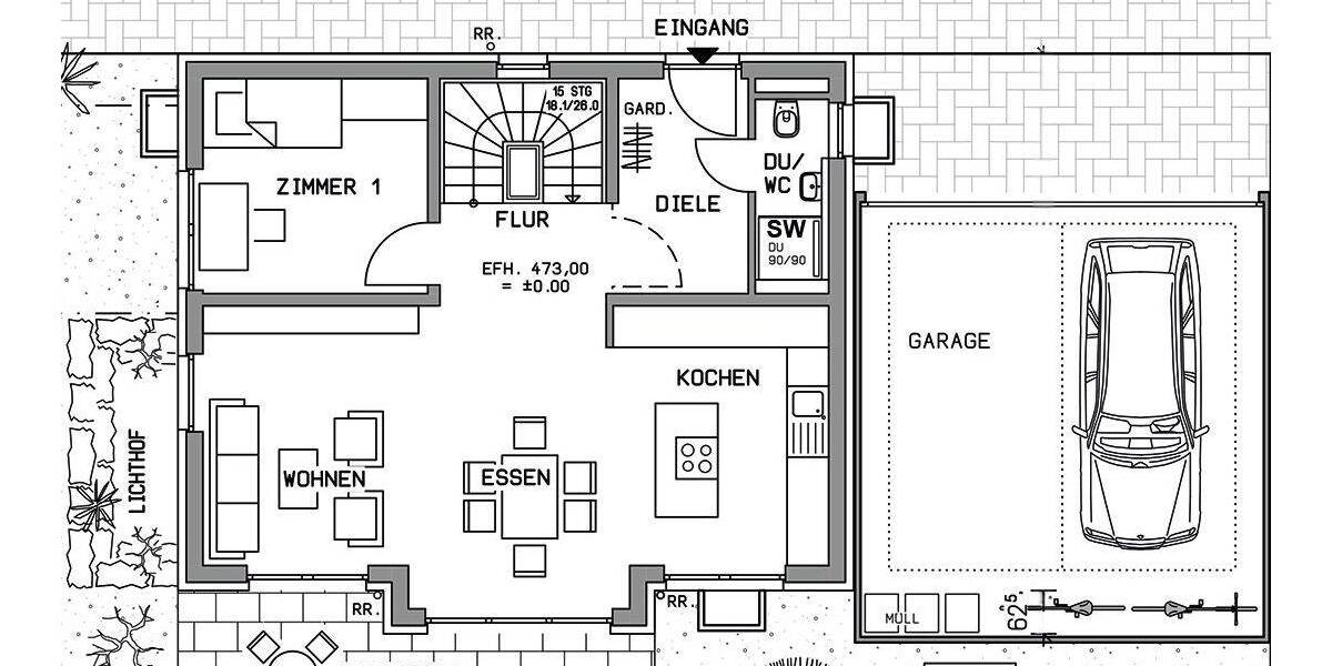 Einfamilienhaus Lichtenwald / Thomashardt Thomashardt - 6 Zimmer, 144 m&sup2;, 760.996&euro; | Angebot:26695974