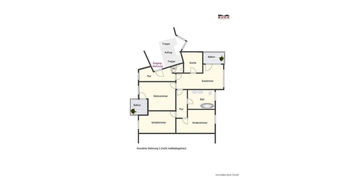 Etagenwohnung Geislingen - 4 Zimmer, 105 m&sup2;, 830&euro; | Angebot:25801278