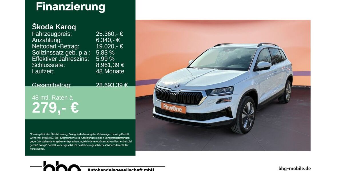 Skoda Karoq 38.850 km 25.360 &euro; Göppingen 73037
