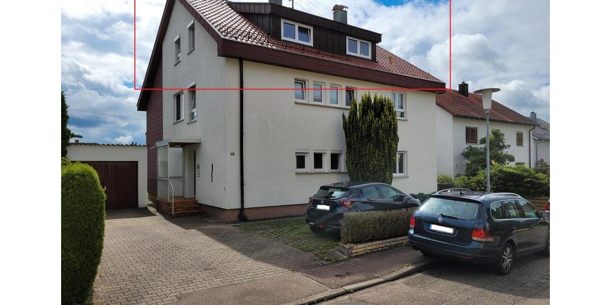 Dachgeschoßwohnung Schwäbisch Gmünd Bargau - 3 Zimmer, 80 m&sup2;, 925&euro; | Angebot:25998777