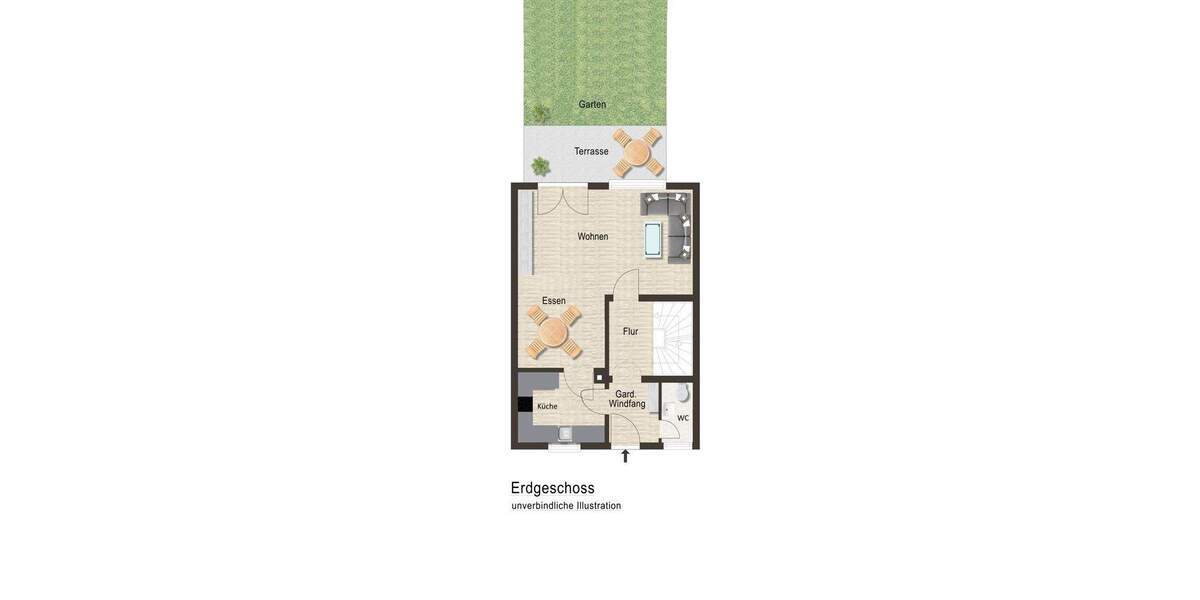 Reihenmittelhaus Birenbach - 5 Zimmer, 129 m&sup2;, 395.000&euro; | Angebot:25773058