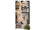 Erdgeschoßwohnung Esslingen am Neckar Brühl - 1.5 Zimmer, 47 m&sup2;, 950&euro; | Angebot:26579014