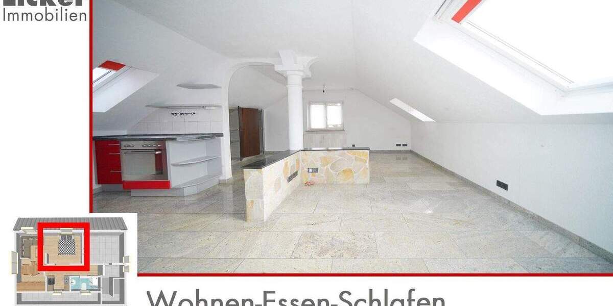Etagenwohnung Waiblingen - 1 Zimmer, 29 m&sup2;, 98.000&euro; | Angebot:25773326