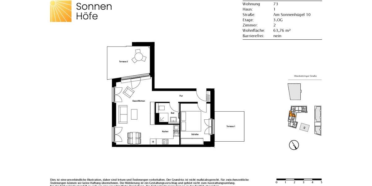 Etagenwohnung Schwäbisch Gmünd - 2 Zimmer, 64 m&sup2;, 850&euro; | Angebot:23331343