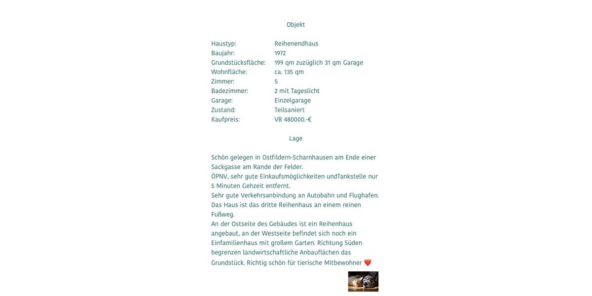 Einfamilienhaus Ostfildern - 480.000&euro; | Angebot:27076150