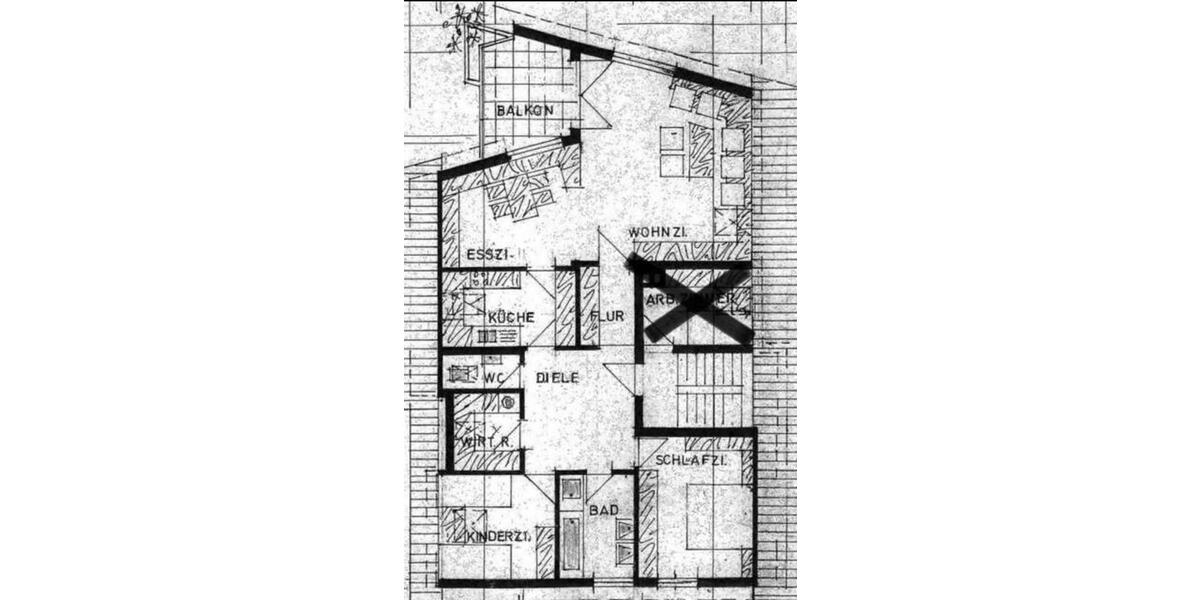 Dachgeschoßwohnung Göppingen Faurndau - 3 Zimmer, 94 m&sup2;, 1.000&euro; | Angebot:26074695