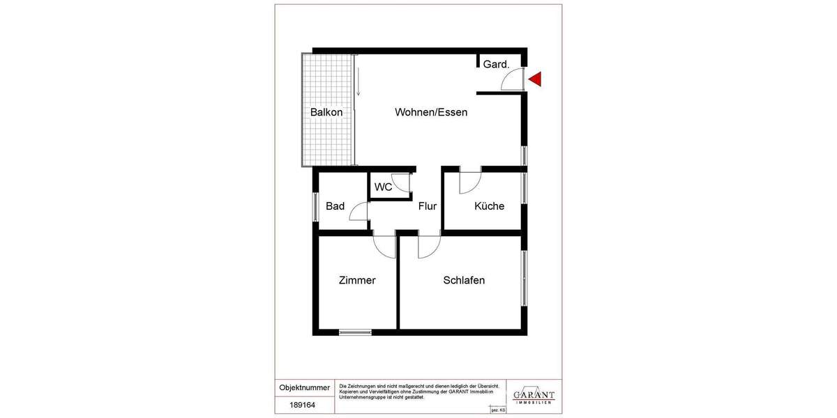 Etagenwohnung Weinstadt Endersbach - 3 Zimmer, 76 m&sup2;, 255.000&euro; | Angebot:25881021
