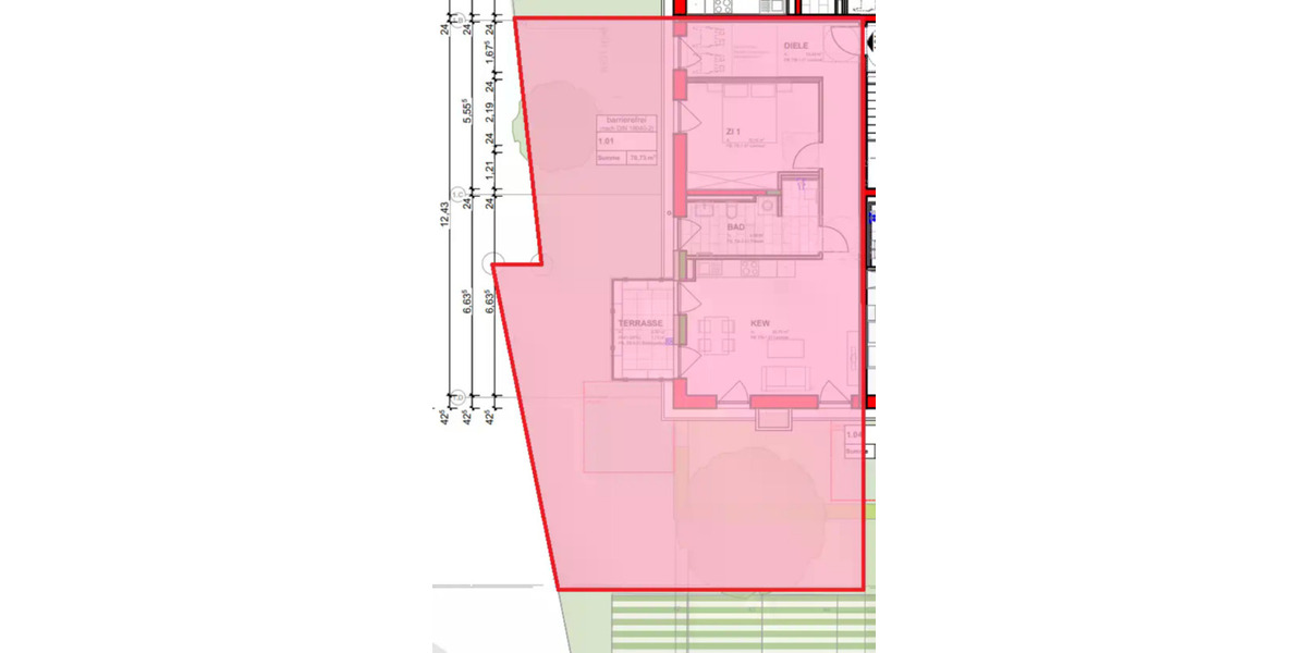 Etagenwohnung Laichingen - 2.5 Zimmer, 70 m&sup2;, 1.019&euro; | Angebot:24588081
