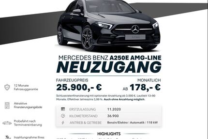 Mercedes-Benz A 250 36.900 km 25.900 &euro; Ebersbach an der Fils 73061