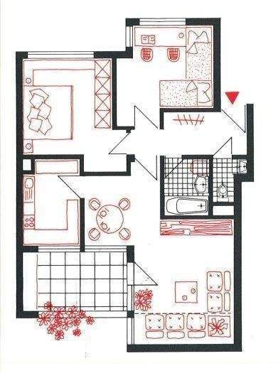 Etagenwohnung Kirchheim unter Teck Kirchheim - 3 Zimmer, 71 m&sup2;, 209.500&euro; | Angebot:25699701