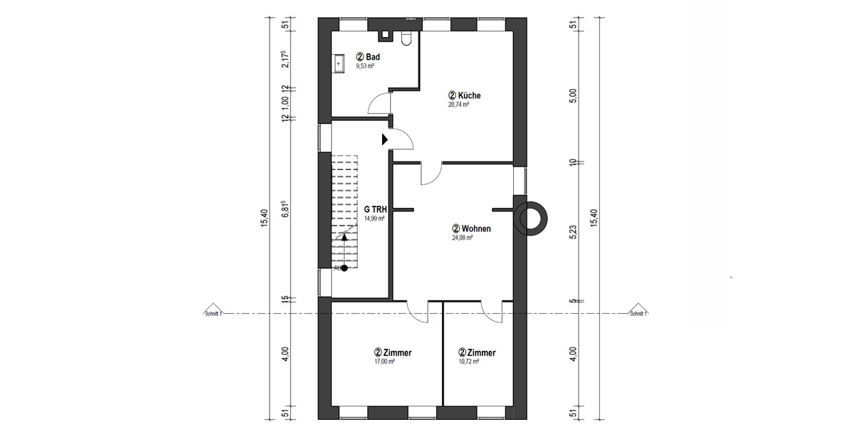 Etagenwohnung Geislingen an der Steige - 3 Zimmer, 82 m&sup2;, 900&euro; | Angebot:25960822
