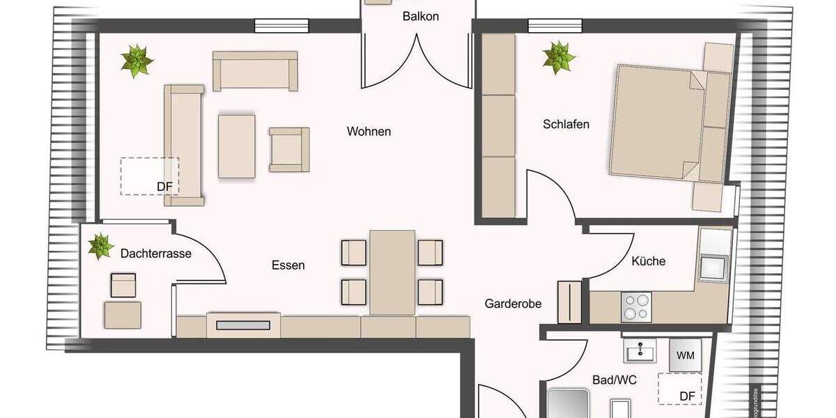 Etagenwohnung Kirchheim unter Teck Kirchheim - 2 Zimmer, 66 m&sup2;, 229.000&euro; | Angebot:25704147