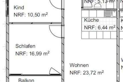 Wohnung Eislingen/Fils Fils - 3 Zimmer, 65 m&sup2;, 163.000&euro; | Angebot:22111907