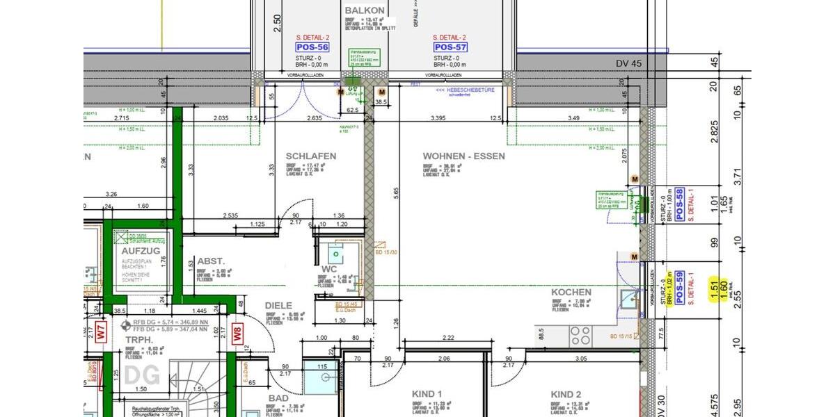 Dachgeschoßwohnung Nürtingen - 4.5 Zimmer, 109 m&sup2;, 539.000&euro; | Angebot:25931522