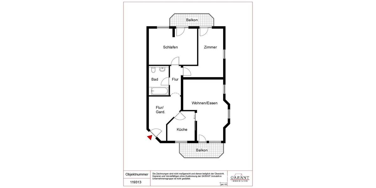 Etagenwohnung Berglen Lehnenberg - 3 Zimmer, 86 m&sup2;, 270.000&euro; | Angebot:26029992