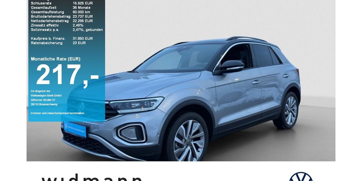 VW T-Roc 24.931 km 28.850 &euro; Schwäbisch Gmünd 73527