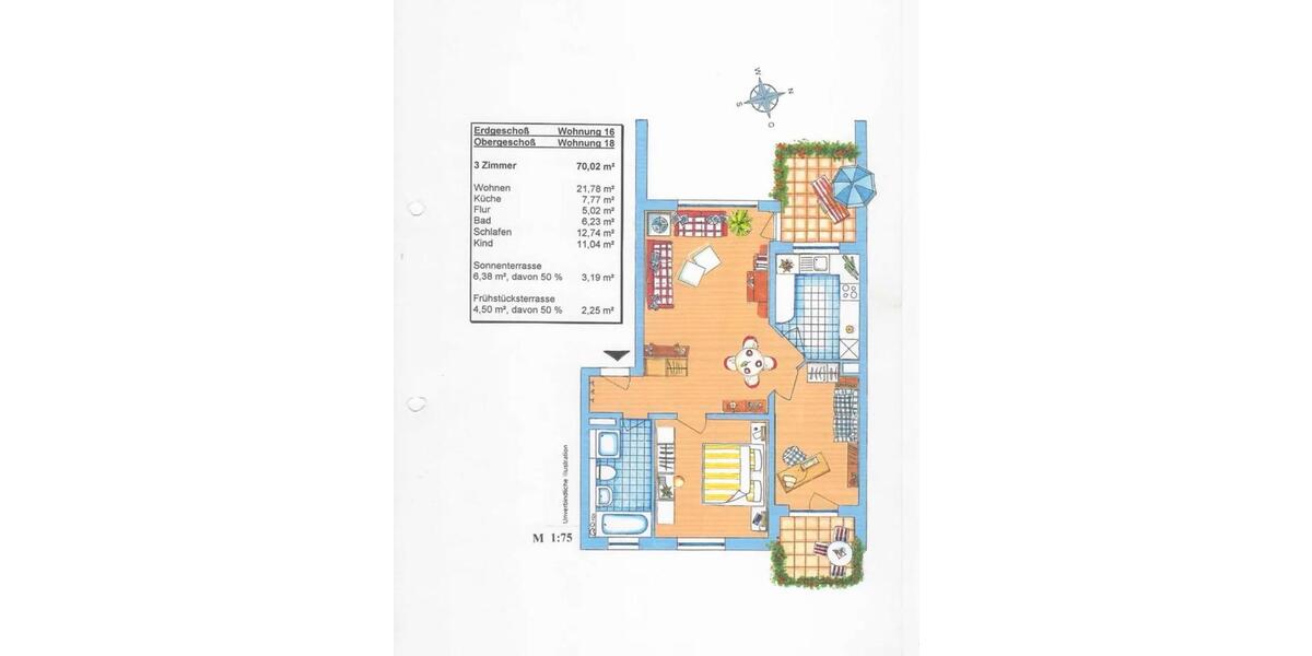 Etagenwohnung Wendlingen am Neckar - 3 Zimmer, 70 m&sup2;, 1.350&euro; | Angebot:25794104