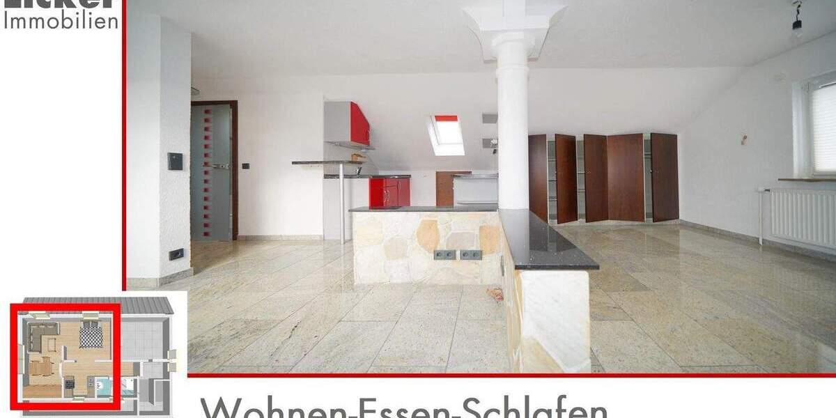 Etagenwohnung Waiblingen - 1 Zimmer, 29 m&sup2;, 98.000&euro; | Angebot:25773326