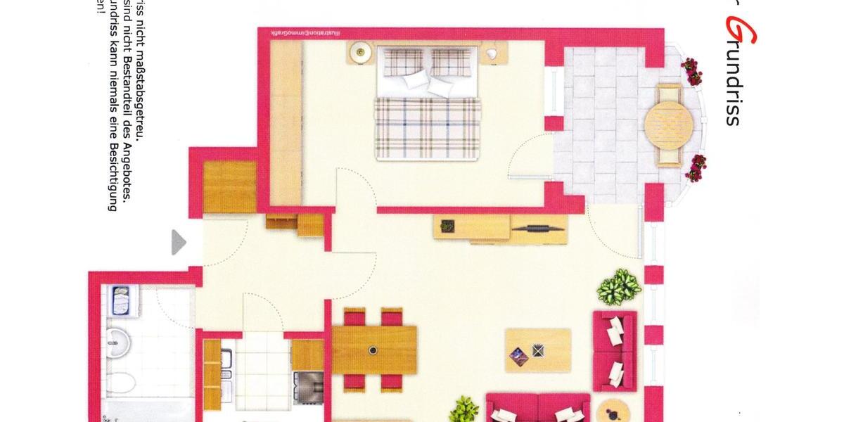 Etagenwohnung Laichingen - 2 Zimmer, 50 m&sup2;, 590&euro; | Angebot:25328134