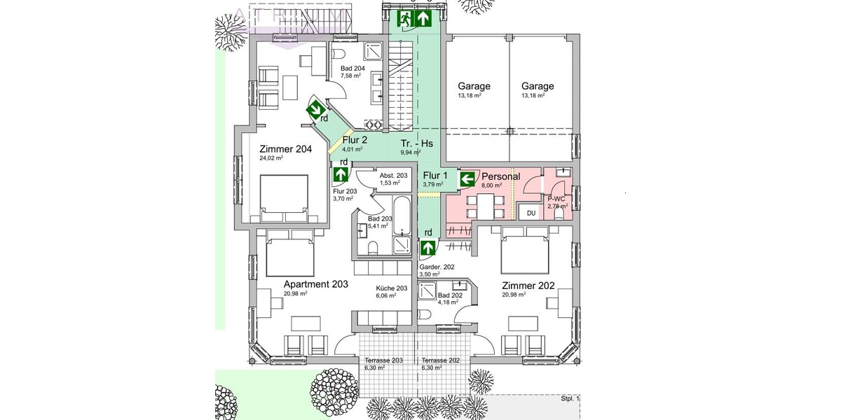 Modernes Gästehaus mit 11 Wohneinheiten Toplage Nähe Schwäbisch Gmünd - Gewerbeobjekt Schwäbisch Gmünd Bargau | Angebot:26677333