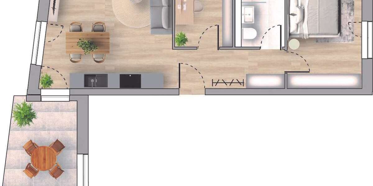 Etagenwohnung Laichingen - 3.5 Zimmer, 59 m&sup2;, 323.500&euro; | Angebot:27476012