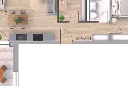 Wohnung Laichingen - 3.5 Zimmer, 59 m&sup2;, 323.500&euro; | Angebot:27476012