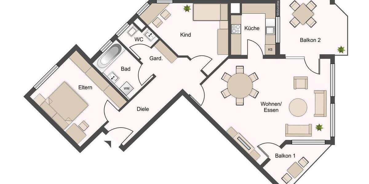 Etagenwohnung Waiblingen - 3 Zimmer, 79 m&sup2;, 280.000&euro; | Angebot:25898970
