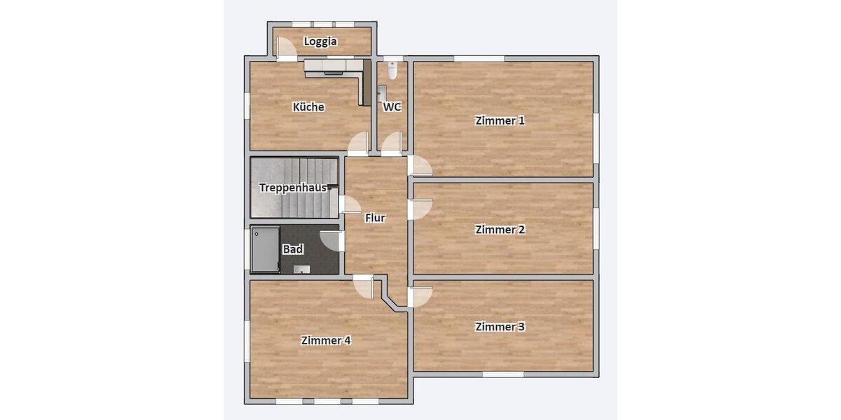 Hochparterre Esslingen am Neckar - 4 Zimmer, 90 m&sup2;, 1.450&euro; | Angebot:27594524