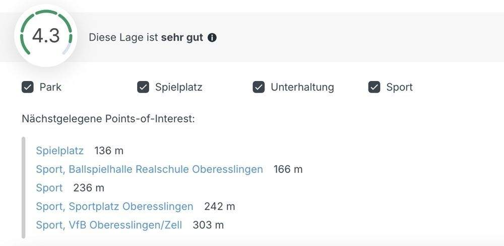 Etagenwohnung Esslingen am Neckar Oberesslingen - 4 Zimmer, 103 m&sup2;, 325.000&euro; | Angebot:25676375