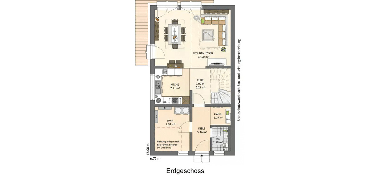 Doppelhaushälfte Göppingen Holzheim - 8 Zimmer, 115 m&sup2;, 585.809&euro; | Angebot:26596165
