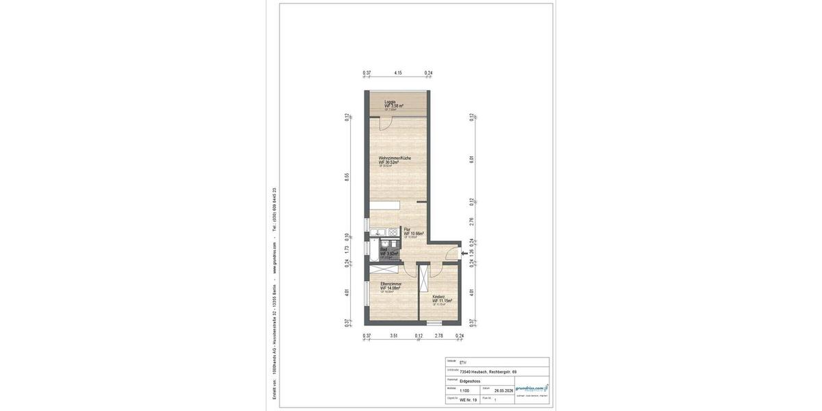 Etagenwohnung Heubach - 3 Zimmer, 74 m&sup2;, 199.900&euro; | Angebot:26738748