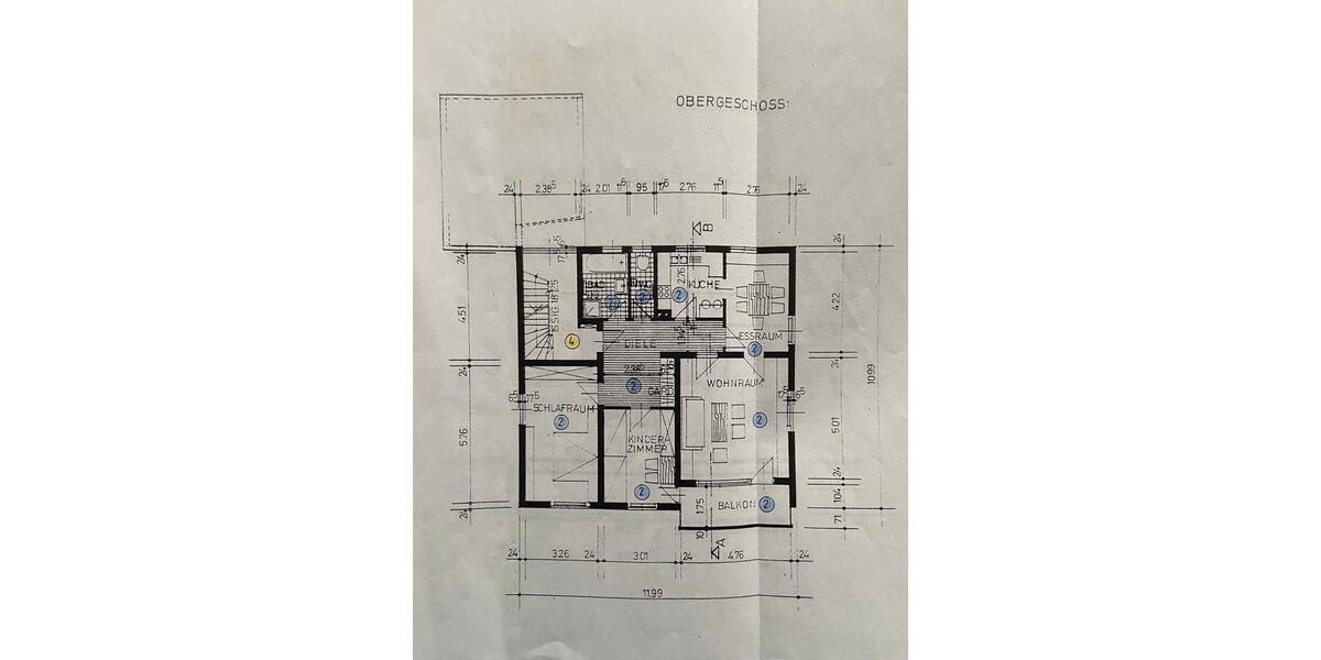 Etagenwohnung Altbach - 4 Zimmer, 94 m&sup2;, 399.000&euro; | Angebot:24952200
