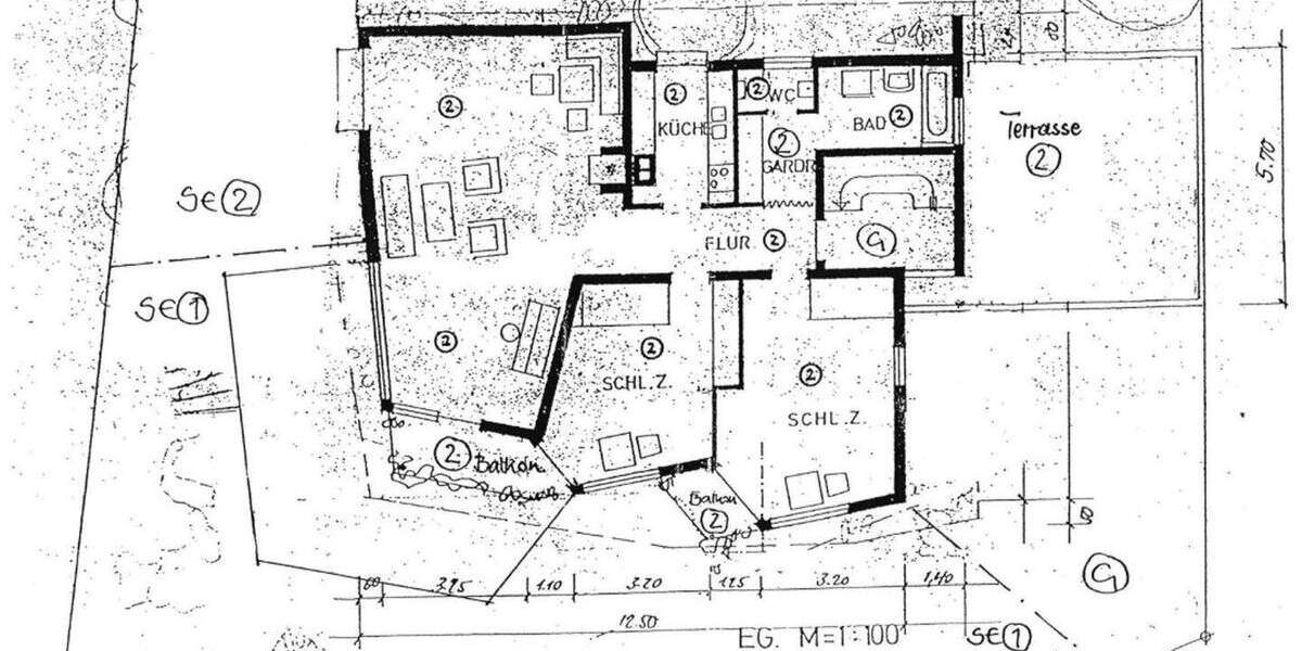 Etagenwohnung Bad Boll Eckwälden - 3 Zimmer, 100 m&sup2;, 359.000&euro; | Angebot:25712667