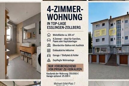 Wohnung Esslingen am Neckar Pliensauvorstadt - 4 Zimmer, 105 m&sup2;, 350.000&euro; | Angebot:26957464