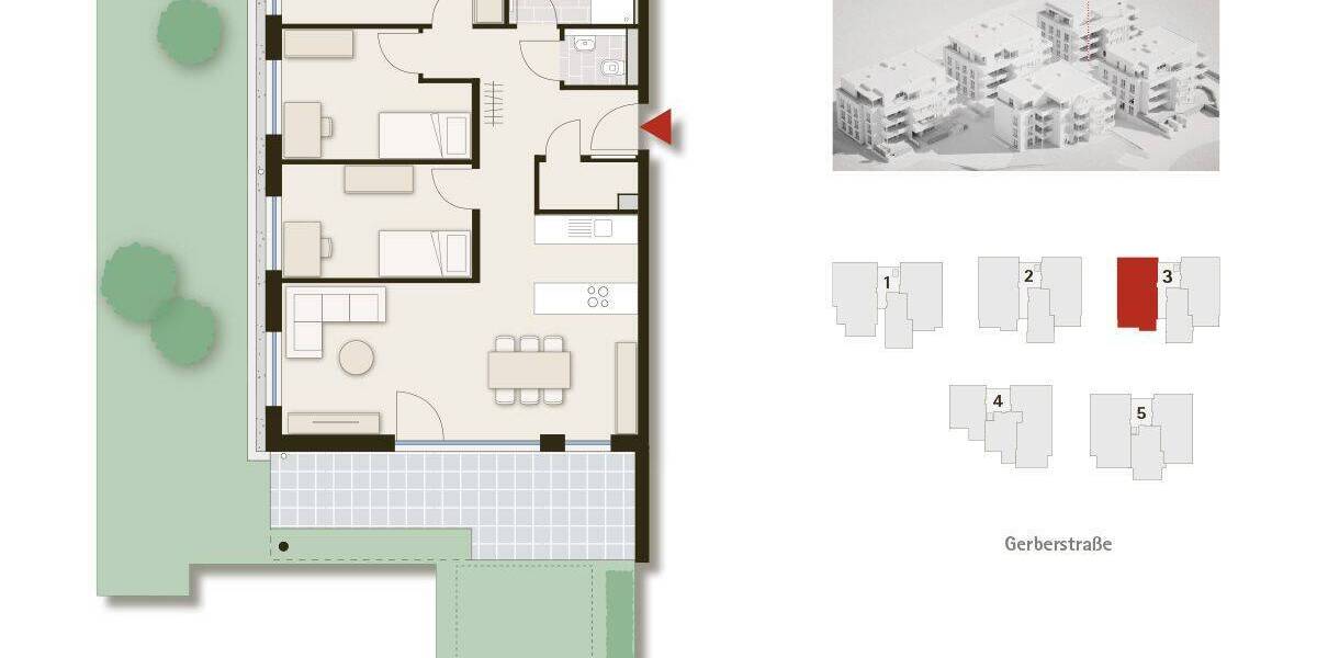 Etagenwohnung Winnenden - 4 Zimmer, 98 m&sup2;, 610.000&euro; | Angebot:25916875