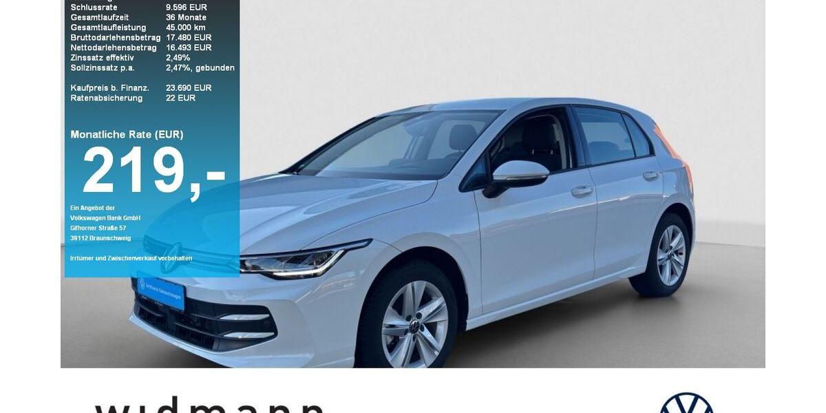 VW Golf 8.671 km 23.690 &euro; Schwäbisch Gmünd 73527