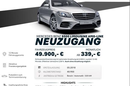 Mercedes-Benz S 500 40.900 km 49.900 &euro; Ebersbach an der Fils 73061