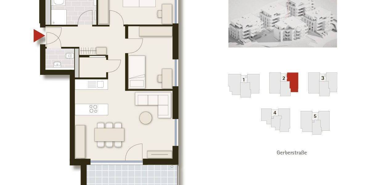 Etagenwohnung Winnenden - 3 Zimmer, 79 m&sup2;, 525.000&euro; | Angebot:25916874