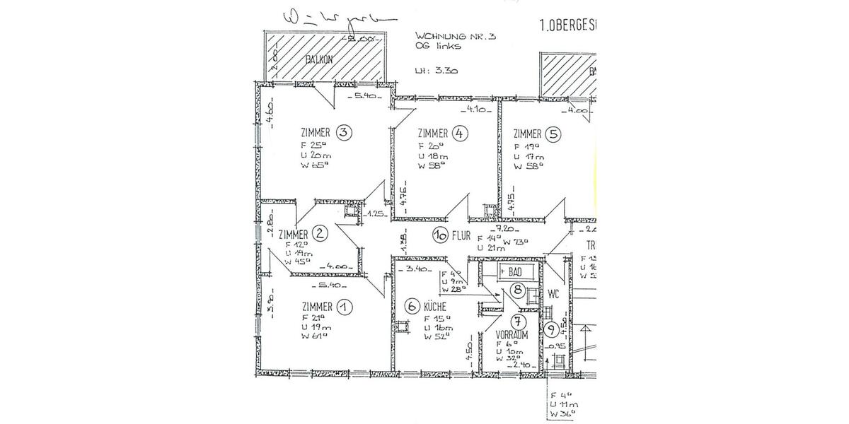 Etagenwohnung Schwäbisch Gmünd - 4 Zimmer, 147 m&sup2;, 1.500&euro; | Angebot:24714397