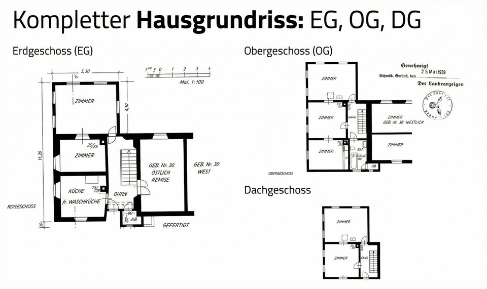 Doppelhaushälfte Lorch - 10 Zimmer, 130 m&sup2;, 179.000&euro; | Angebot:25362027