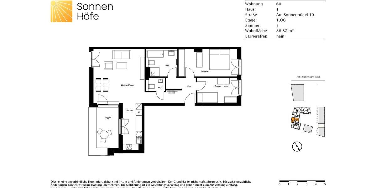 Etagenwohnung Schwäbisch Gmünd - 3 Zimmer, 87 m&sup2;, 1.010&euro; | Angebot:26263042