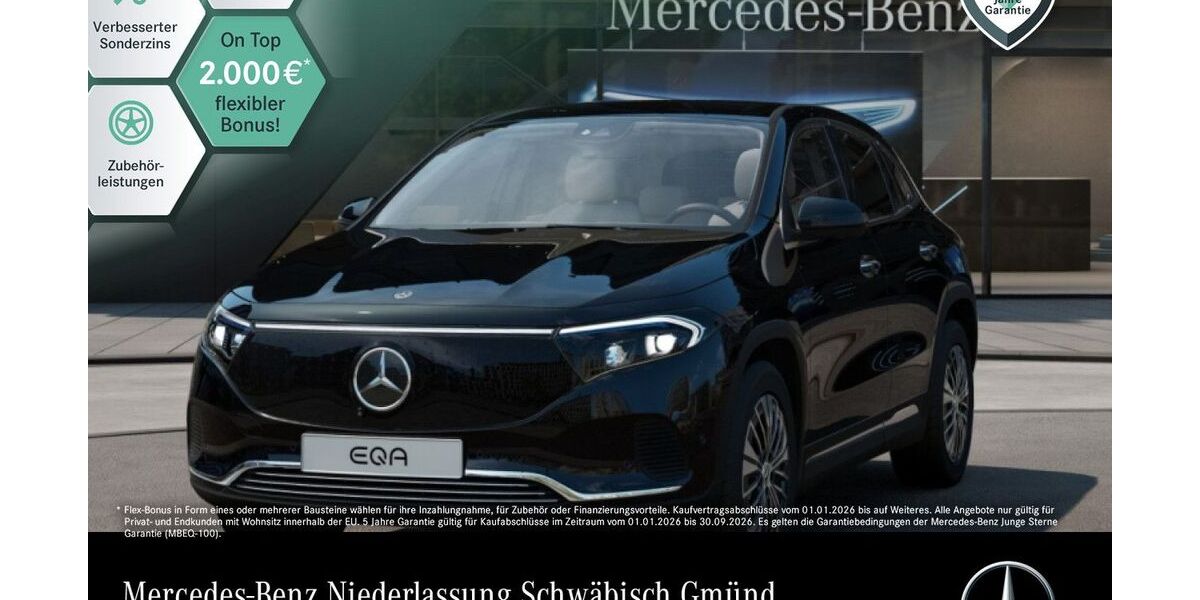 Mercedes-Benz EQA 14.863 km 37.490 &euro; Schwäbisch Gmünd 73529