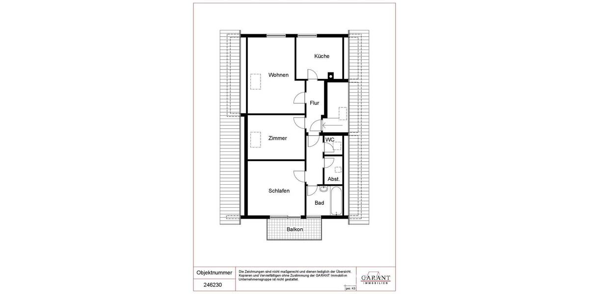 Etagenwohnung Heiningen - 3 Zimmer, 78 m&sup2;, 189.000&euro; | Angebot:25707745