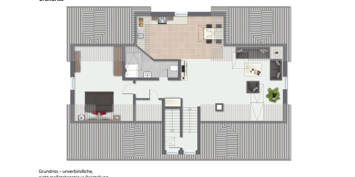 Dachgeschoßwohnung Esslingen am Neckar - 2.5 Zimmer, 49 m&sup2;, 800&euro; | Angebot:25615131