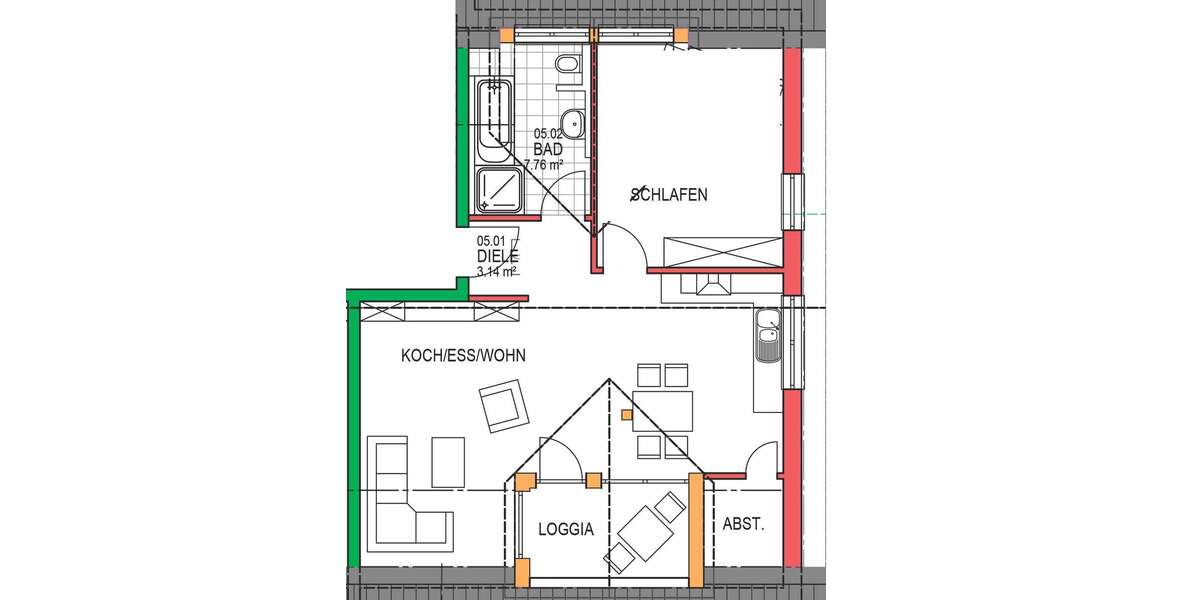 Etagenwohnung Hülben - 2.5 Zimmer, 66 m&sup2;, 790&euro; | Angebot:25633450
