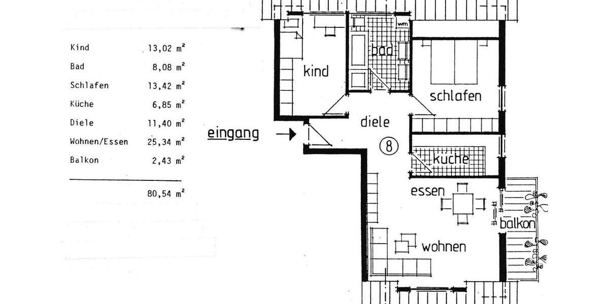 Dachgeschoßwohnung Schwäbisch Gmünd Bargau - 3 Zimmer, 81 m&sup2;, 830&euro; | Angebot:27604388