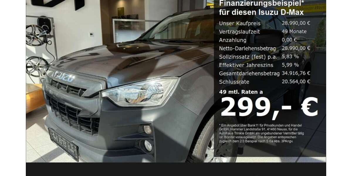 Isuzu D-Max 82.500 km 28.990 &euro; Schorndorf 73614