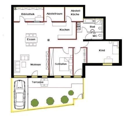 Erdgeschoßwohnung Göppingen Bruckwasen - 5 Zimmer, 140 m&sup2;, 360.000&euro; | Angebot:27259327