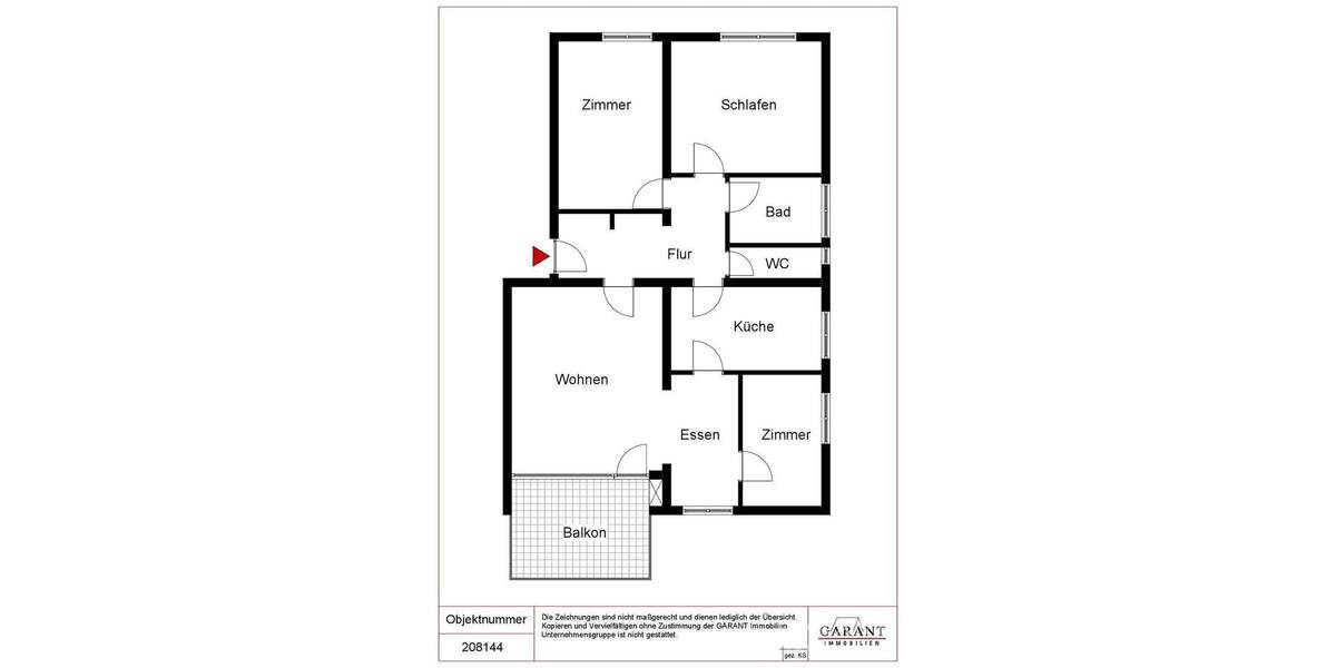 Etagenwohnung Kirchheim unter Teck Ötlingen - 4 Zimmer, 97 m&sup2;, 315.000&euro; | Angebot:25746496