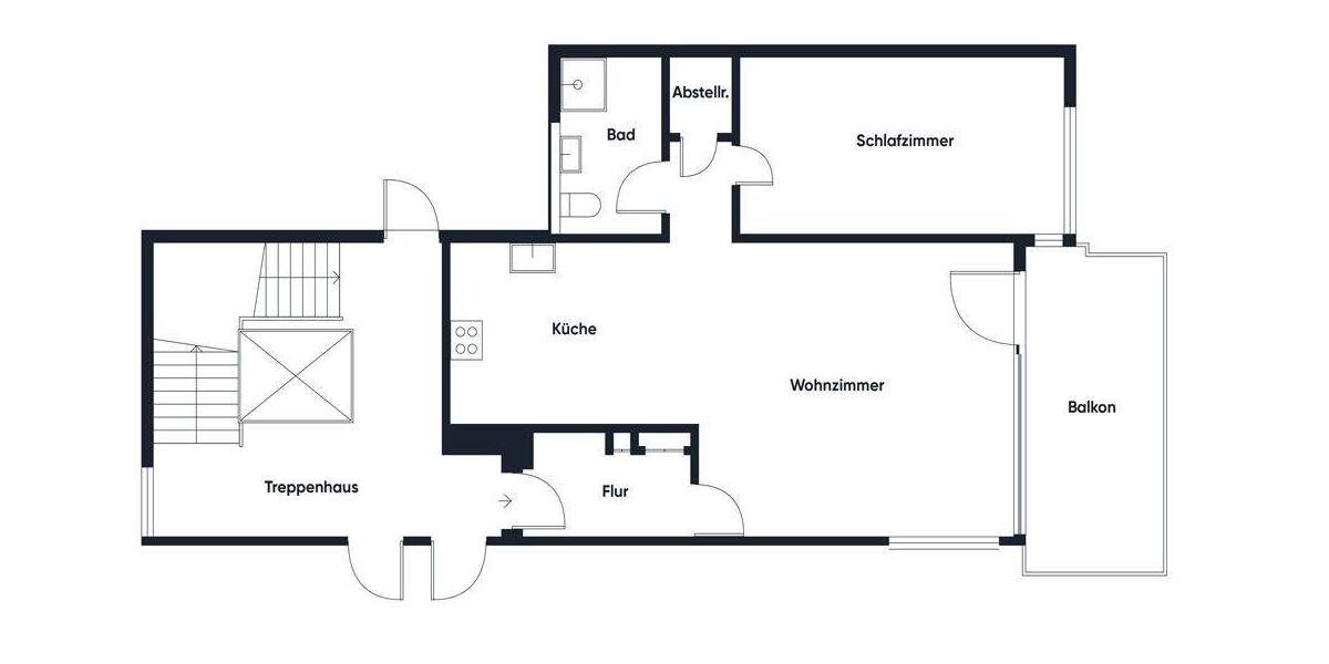 Etagenwohnung Winnenden - 2 Zimmer, 67 m&sup2;, 345.000&euro; | Angebot:25909342
